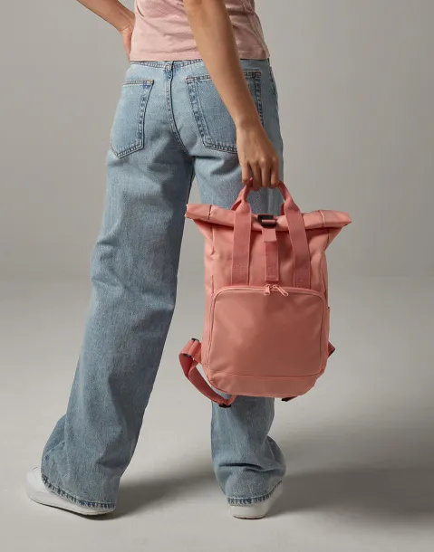  Recycled Mini Twin Handle Roll-Top Backpack - Bagbase
