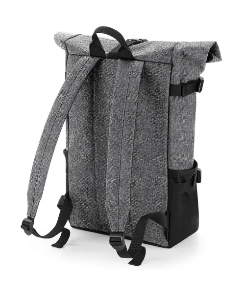  Block Roll-Top Backpack - Bagbase