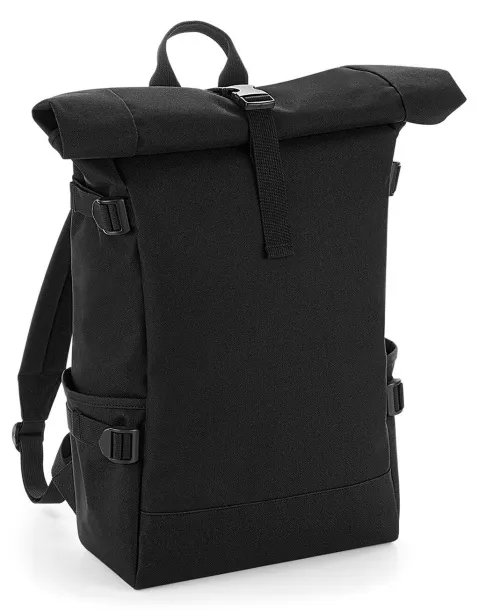  Block Roll-Top Backpack - Bagbase