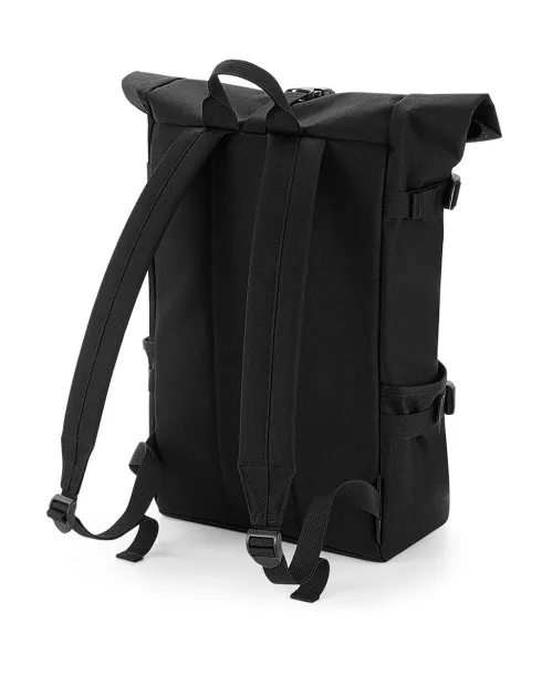  Block Roll-Top Backpack - Bagbase