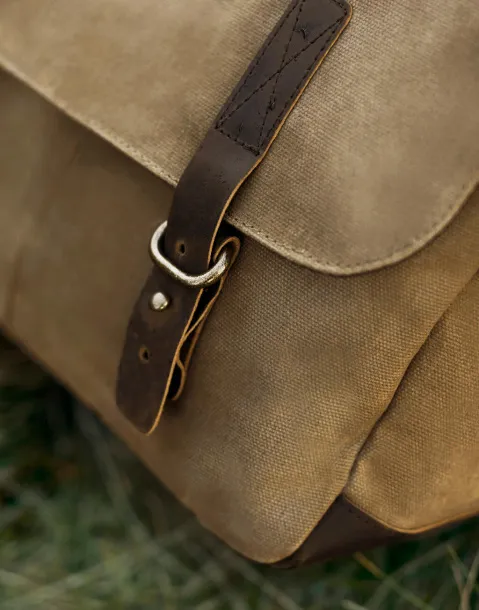  Heritage Waxed Canvas Messenger - Quadra