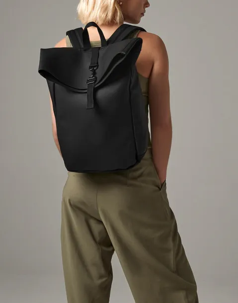  Matte PU rolltop laptop ruksak - Bagbase