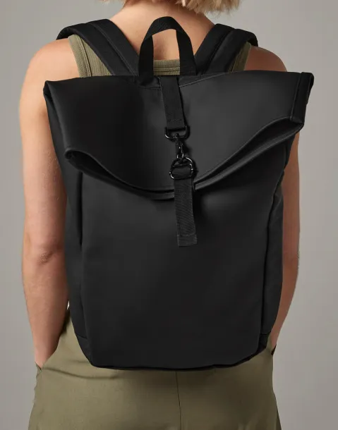  Matte PU rolltop laptop ruksak - Bagbase