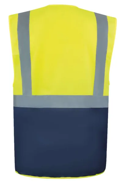  HAMBURG - sigurnosni prsluk - Korntex Hi-Vis Yellow Navy