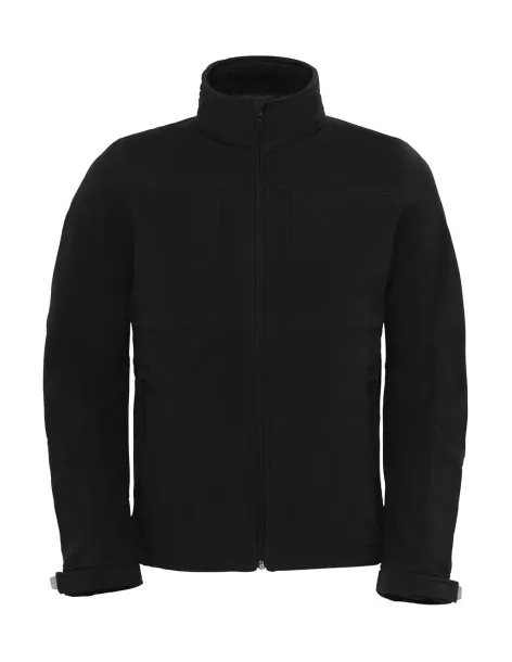  Hooded Softshell/men - B&C Outerwear Black