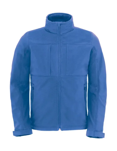  Hooded Softshell/men - B&C Outerwear Azure