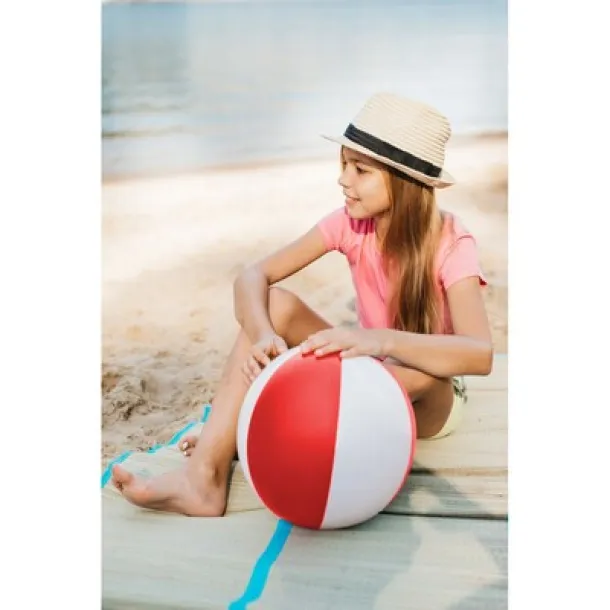  Inflatable beach ball Crvena