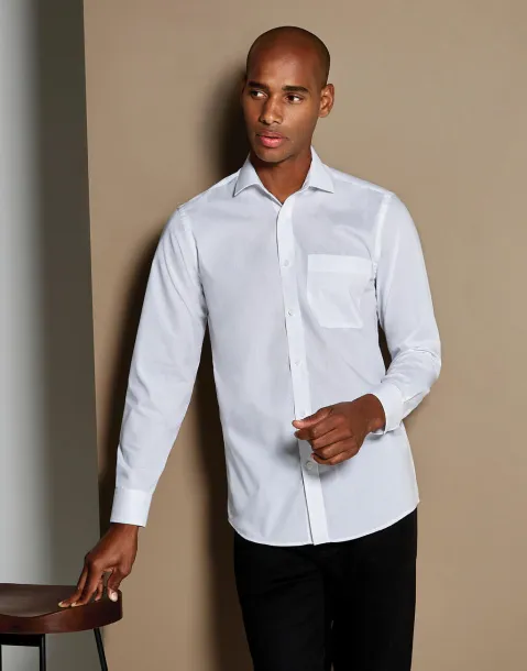  Tailored Fit Poplin Shirt - Kustom Kit