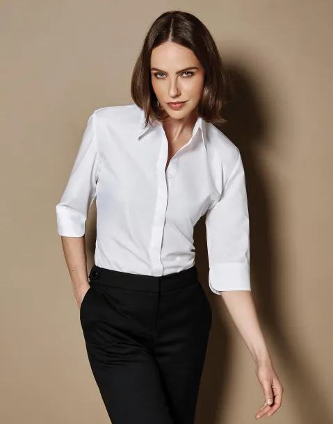  Women's Tailored Fit Continental Blouse 3/4 Sleeve - Kustom Kit