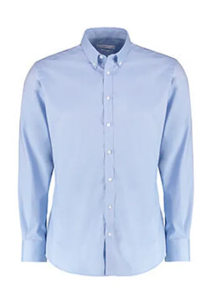  Slim fit oxford košulja s elastinom - Kustom Kit