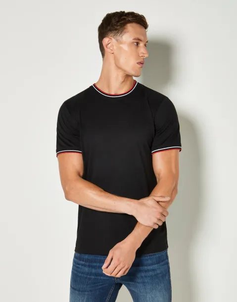  Fashion Fit Tipped Tee - Kustom Kit