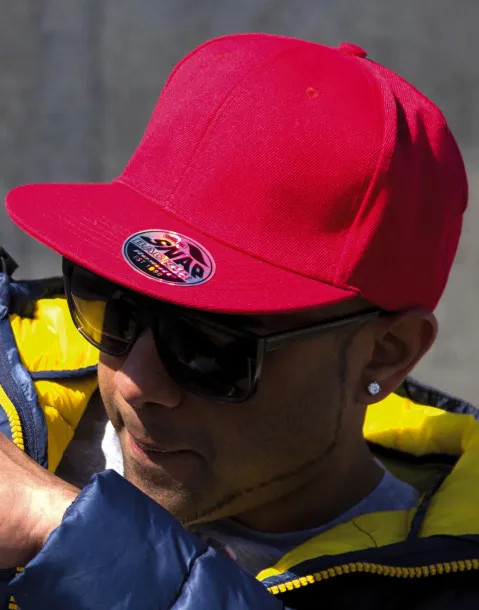  Bronx Original Flat Peak Snap Back Cap - Result Headwear
