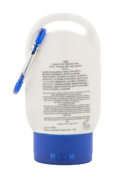 Suntox sunscreen lotion Blue White