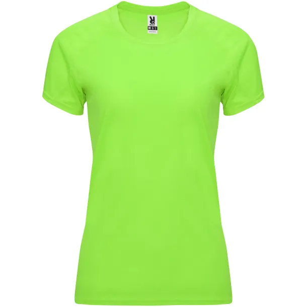 Bahrain short sleeve women's sports t-shirt - Roly Fluor Green