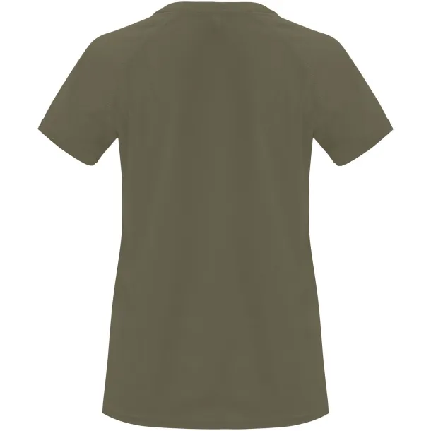 Bahrain short sleeve women's sports t-shirt - Roly Militar Green