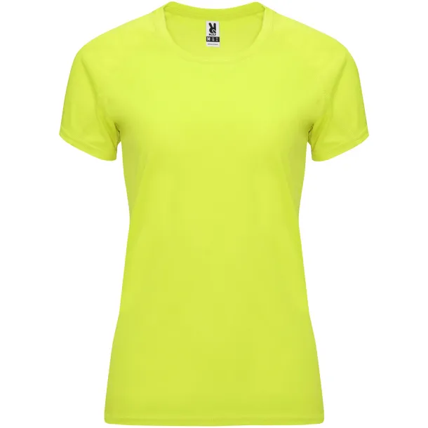 Bahrain short sleeve women's sports t-shirt - Roly Fluor Yellow