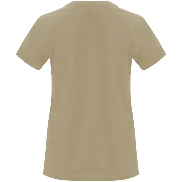 Bahrain short sleeve women's sports t-shirt - Roly Dark Sand