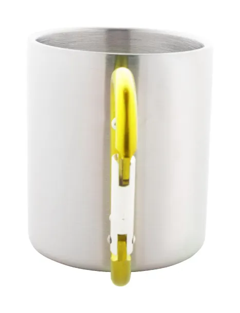 Cadisha metalna šalica, 200 ml Žuta Srebrna