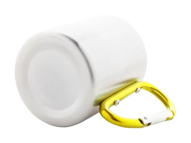 Cadisha metal mug Yellow Silver