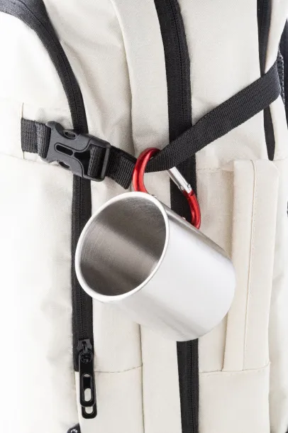 Cadisha metal mug Red Silver