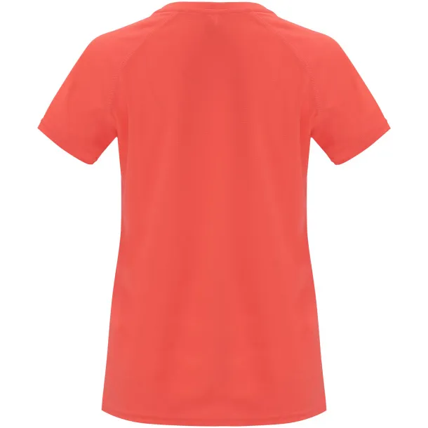 Bahrain short sleeve women's sports t-shirt - Roly Fluor Coral