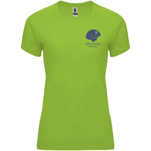 Bahrain short sleeve women's sports t-shirt - Roly Lime