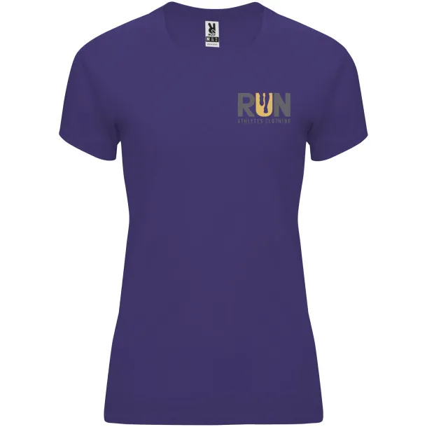 Bahrain short sleeve women's sports t-shirt - Roly Mauve