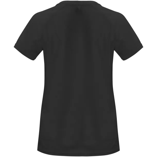 Bahrain short sleeve women's sports t-shirt - Roly Solid black