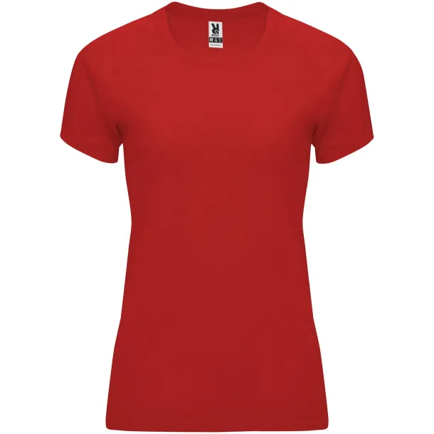 Bahrain short sleeve women's sports t-shirt - Roly Crvena