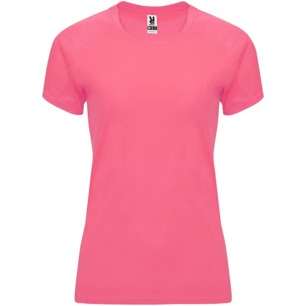 Bahrain short sleeve women's sports t-shirt - Roly Fluor Lady Pink