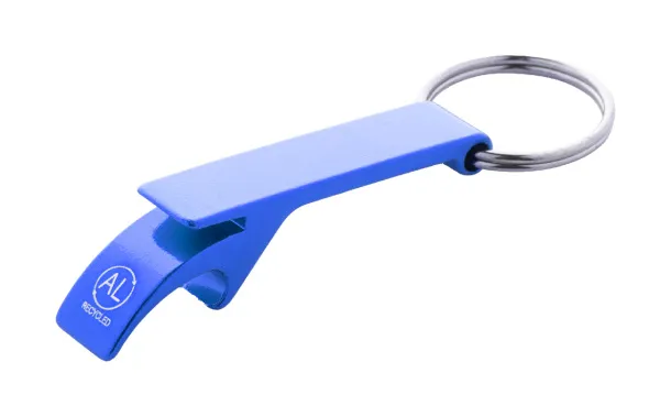 Rallop bottle opener keyring Blue
