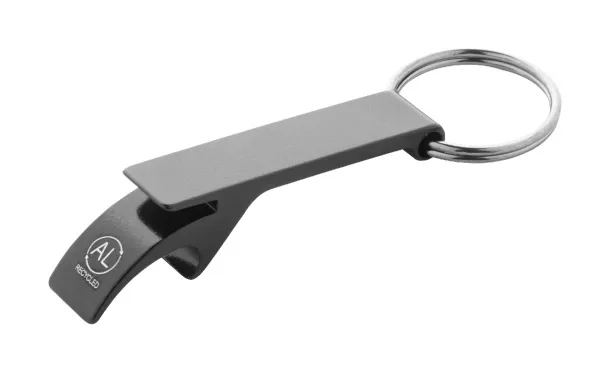 Rallop bottle opener keyring Black
