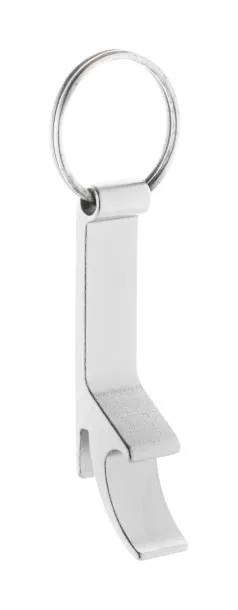 Rallop bottle opener keyring Silver