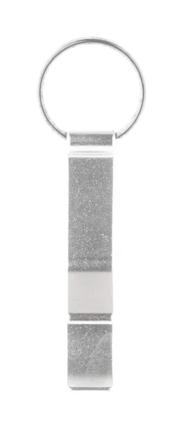 Rallop bottle opener keyring Silver