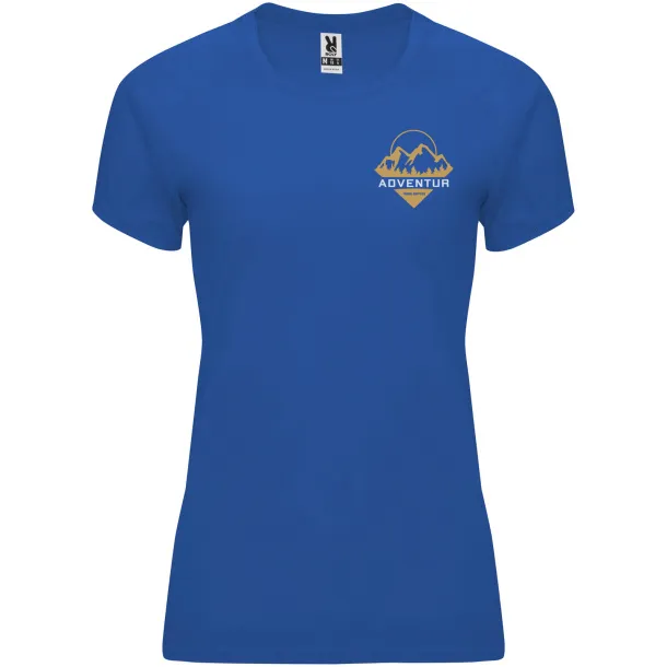 Bahrain short sleeve women's sports t-shirt - Roly Kraljevski plava