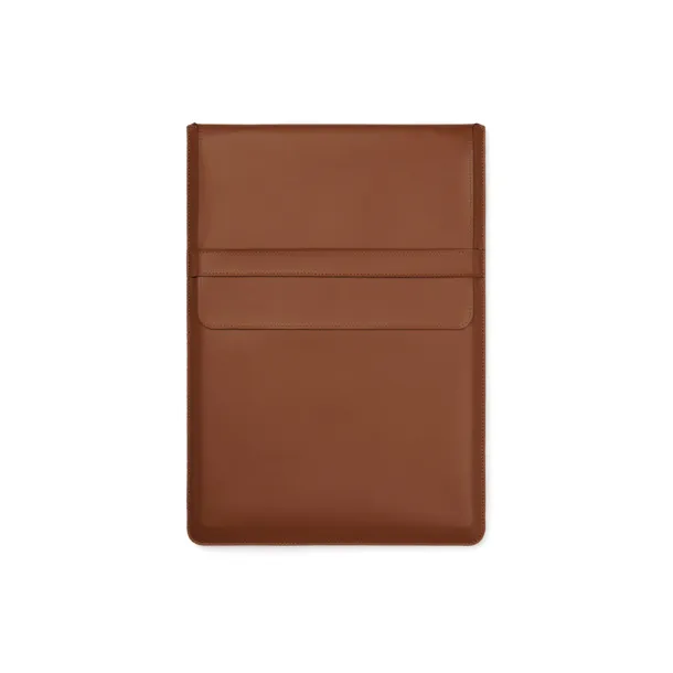 VINGA Timo PU RCS RPET 14" laptop sleeve - Vinga brown 