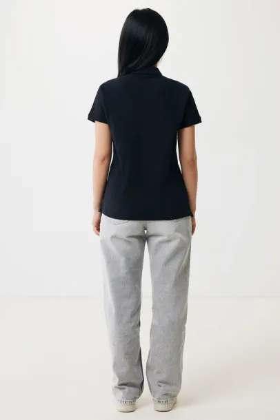 Iqoniq Yosemite women recycled cotton pique polo - iqoniq Black 