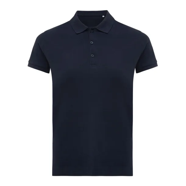 Iqoniq Yosemite ženska pique polo majica od recikliranog pamuka, 220 g/m² - iqoniq blue 