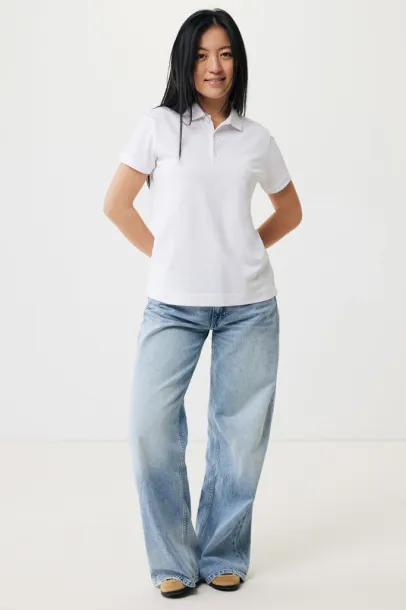 Iqoniq Yosemite women recycled cotton pique polo - iqoniq recycled white 