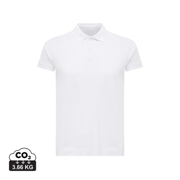 Iqoniq Yosemite ženska pique polo majica od recikliranog pamuka, 220 g/m² - iqoniq recycled white 