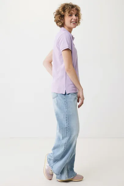 Iqoniq Yosemite women recycled cotton pique polo - iqoniq Lavanda
