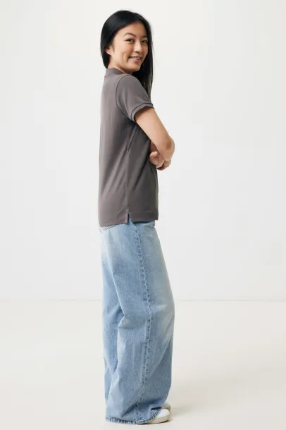 Iqoniq Yosemite women recycled cotton pique polo - iqoniq grey 