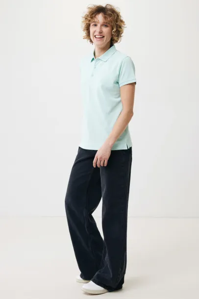 Iqoniq Yosemite women recycled cotton pique polo - iqoniq crushed mint 