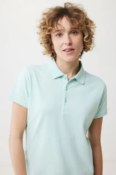 Iqoniq Yosemite ženska pique polo majica od recikliranog pamuka, 220 g/m² - iqoniq crushed mint 