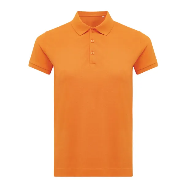 Iqoniq Yosemite ženska pique polo majica od recikliranog pamuka, 220 g/m² - iqoniq orange 