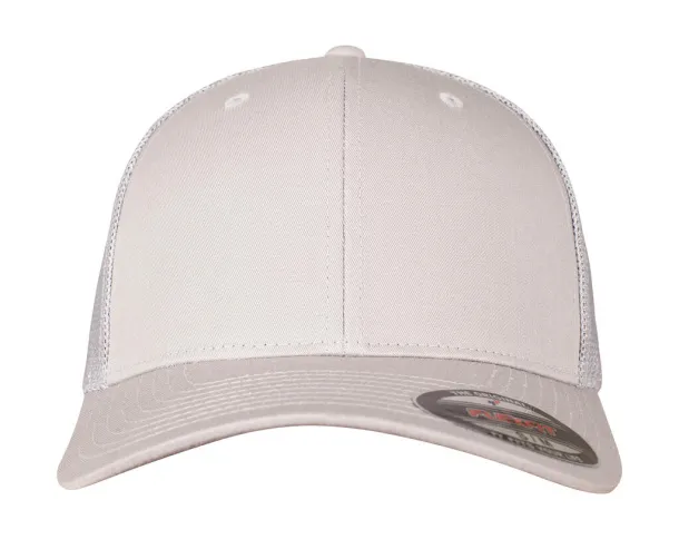  Turcker mrežasta šilterica - 6 panela - Flexfit Silver