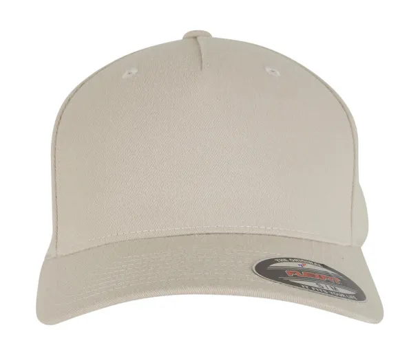  Fitted Baseball Cap - Flexfit Beige