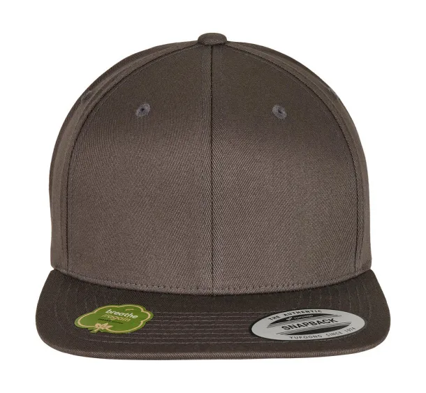  Organic Cotton Snapback - Flexfit Tamno siva