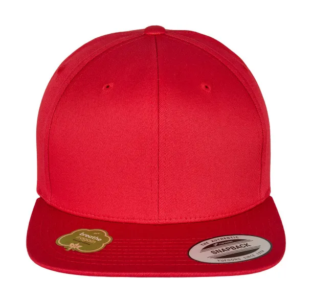  Organic Cotton Snapback - Flexfit Crvena