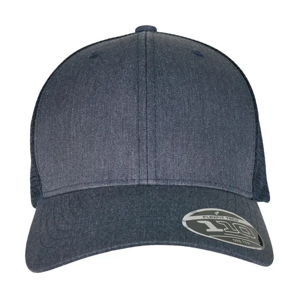  110 Flexfit Melange Trucker - Flexfit Heather Navy